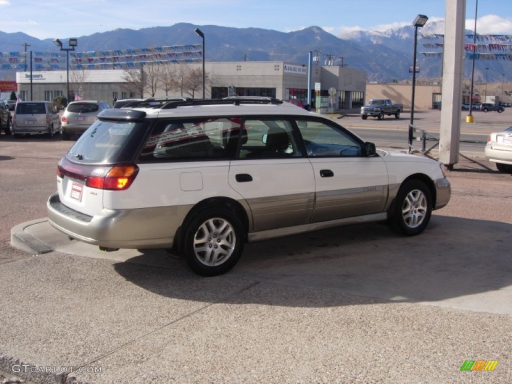 2000 Outback Wagon - White Birch / Gray photo #12