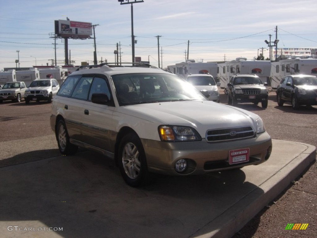 2000 Outback Wagon - White Birch / Gray photo #14