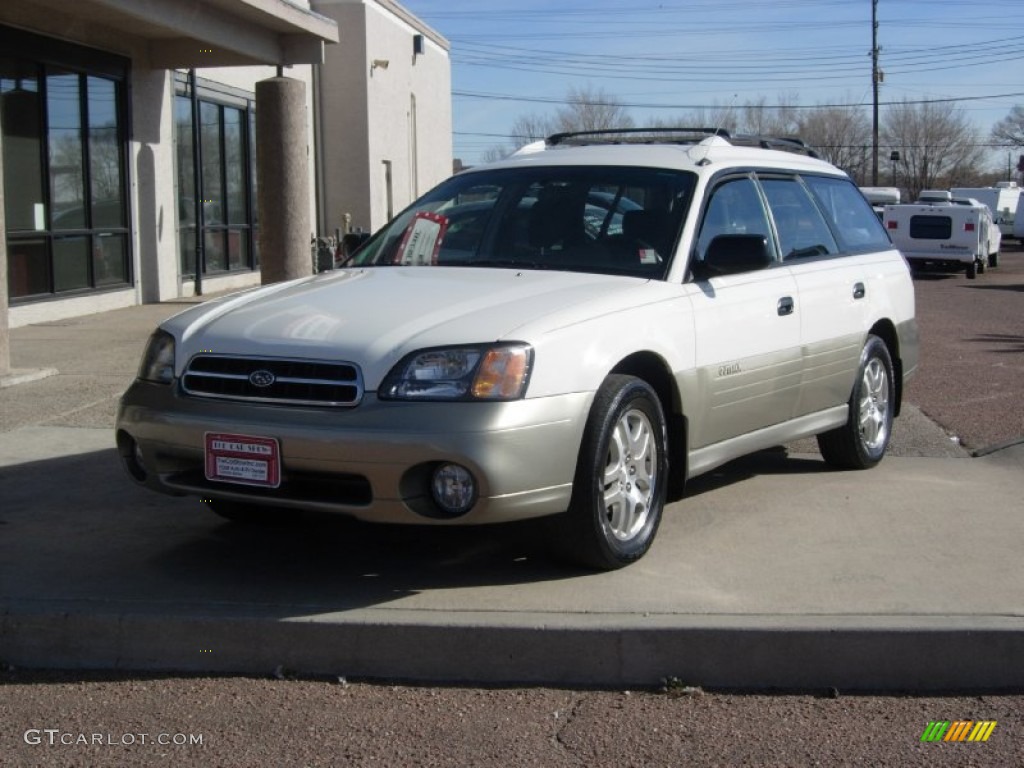 2000 Outback Wagon - White Birch / Gray photo #16