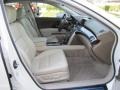 2011 Acura RL Taupe Leather Interior Front Seat Photo