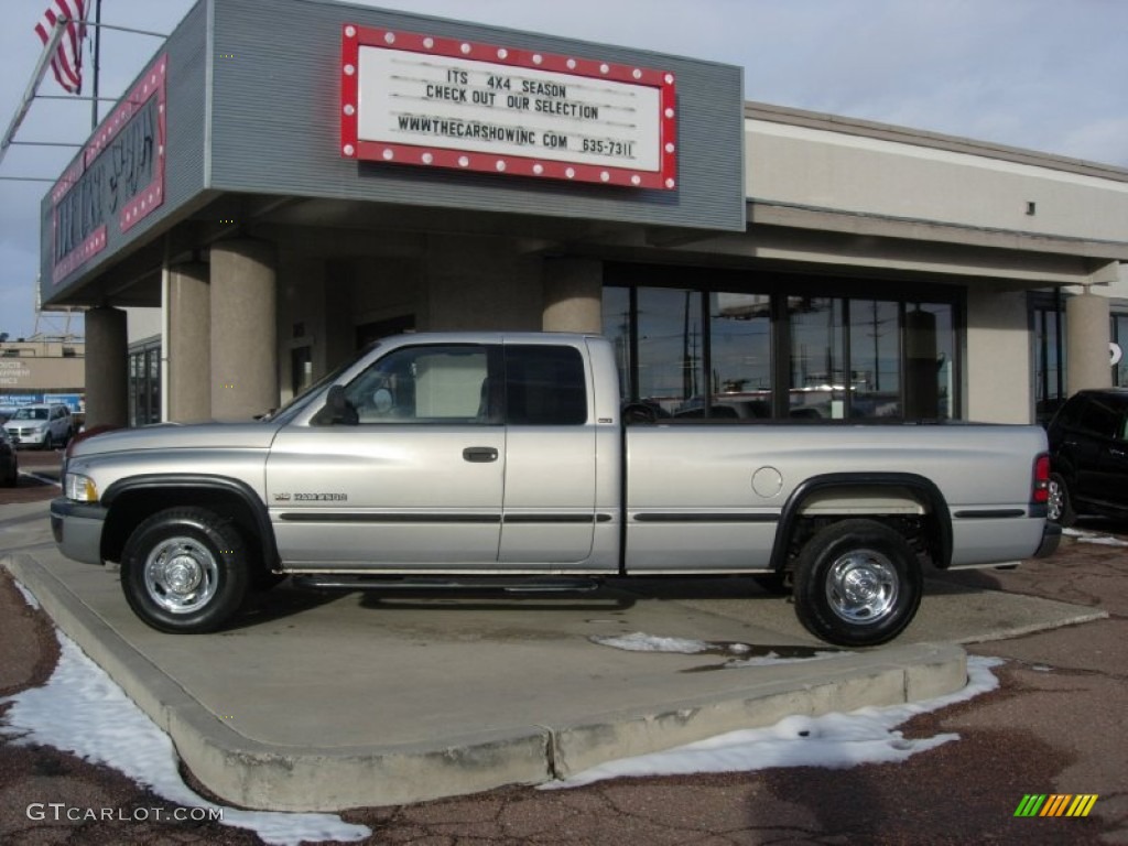 1999 Ram 2500 SLT Extended Cab - Bright Silver Metallic / Mist Gray photo #8