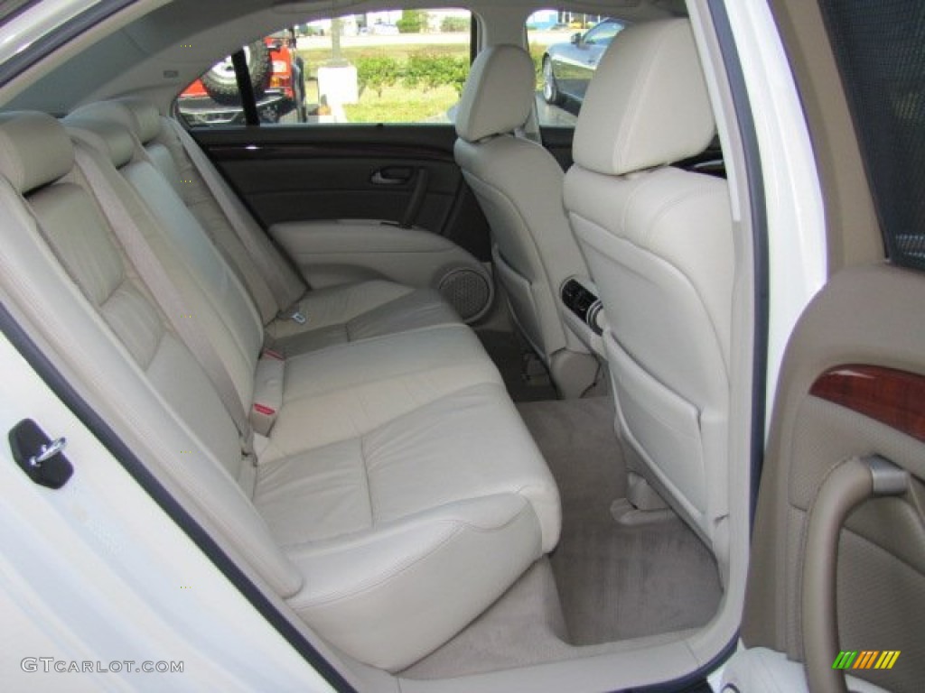 2011 Acura RL SH-AWD Advance Rear Seat Photo #74613755