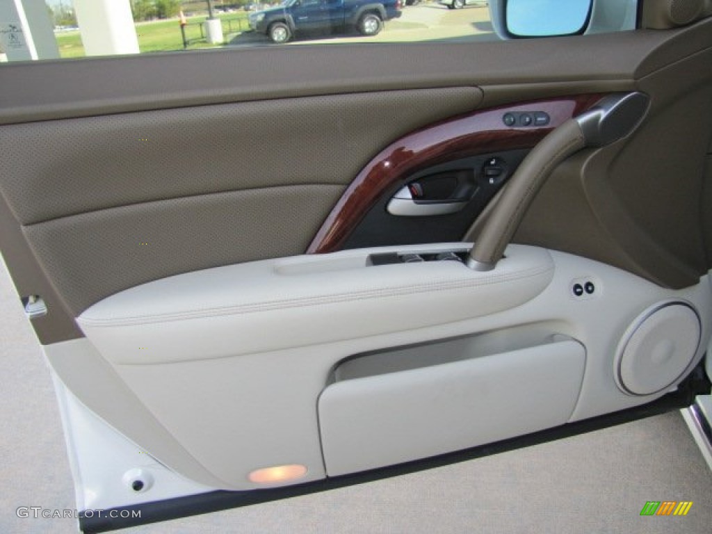 2011 Acura RL SH-AWD Advance Taupe Leather Door Panel Photo #74614238