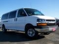 2008 Summit White Chevrolet Express EXT LS 3500 Passenger Van  photo #6