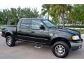 2001 Black Ford F150 Lariat SuperCrew 4x4  photo #8