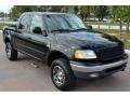 2001 Black Ford F150 Lariat SuperCrew 4x4  photo #9