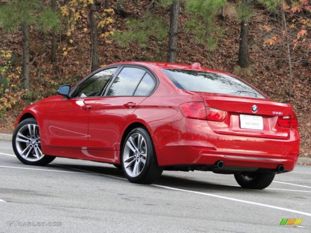 2012 3 Series 335i Sedan - Crimson Red / Black photo #4