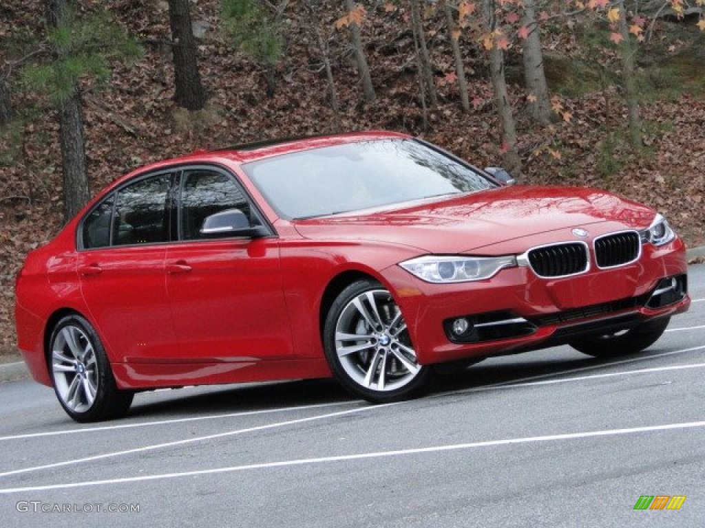 2012 3 Series 335i Sedan - Crimson Red / Black photo #6