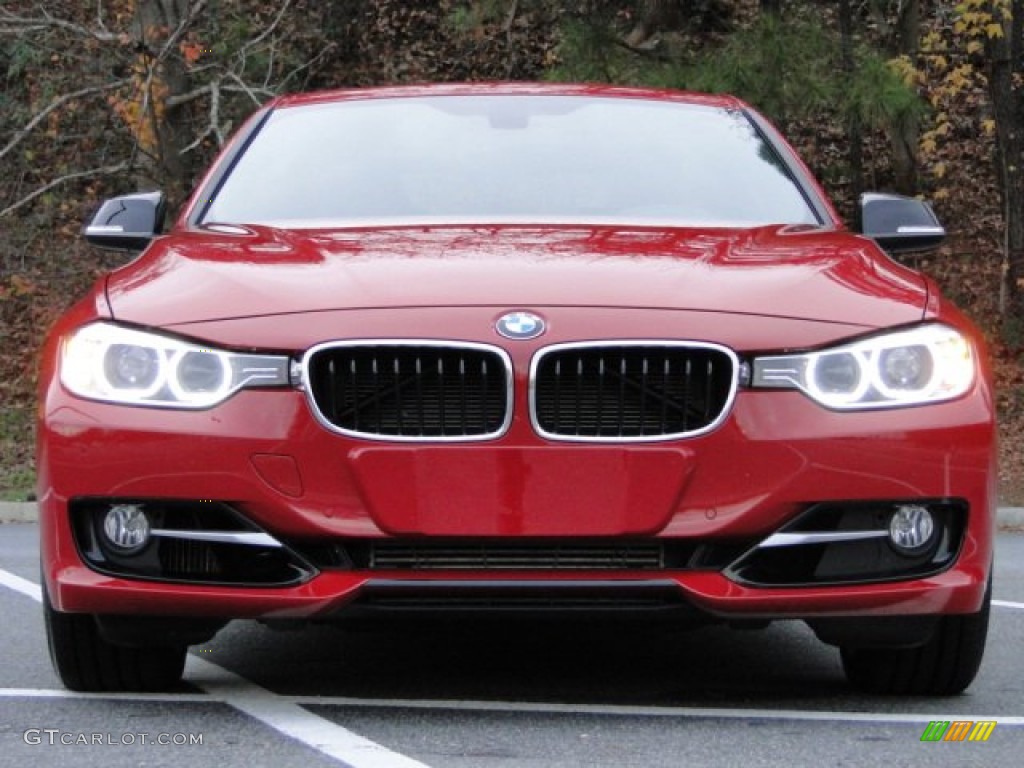 2012 3 Series 335i Sedan - Crimson Red / Black photo #10