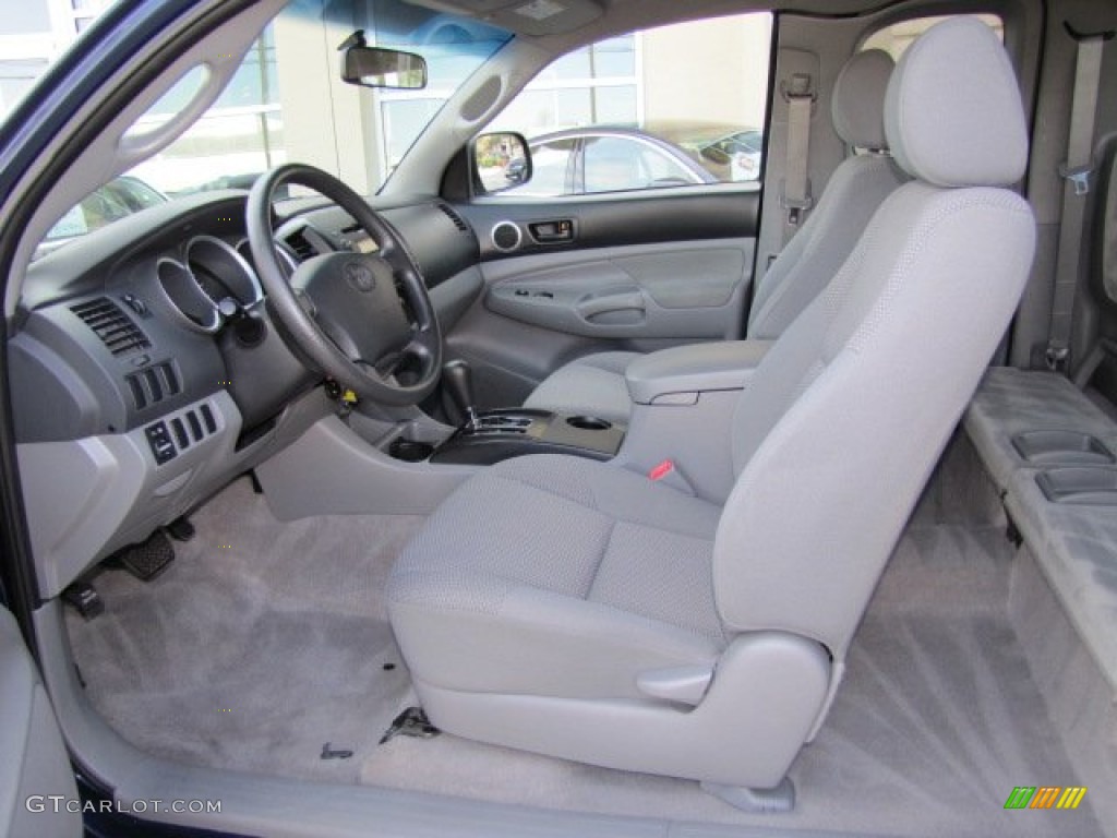 Graphite Gray Interior 2007 Toyota Tacoma V6 Access Cab 4x4 Photo #74616284