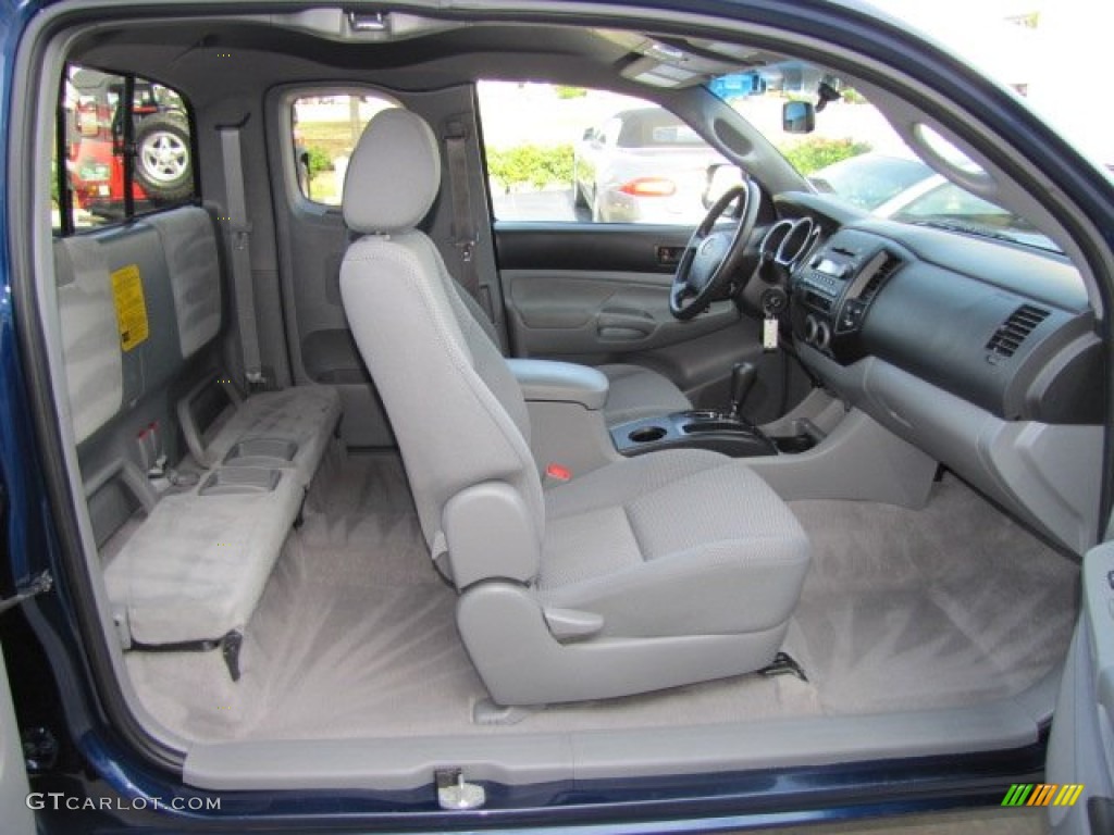Graphite Gray Interior 2007 Toyota Tacoma V6 Access Cab 4x4 Photo #74616434