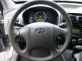 2009 Hyundai Tucson Gray Interior Steering Wheel Photo