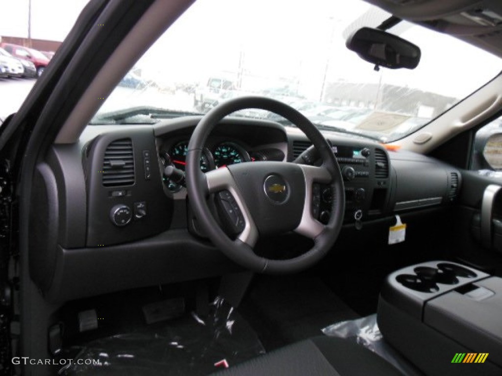 2013 Silverado 1500 LT Extended Cab 4x4 - Black / Ebony photo #10