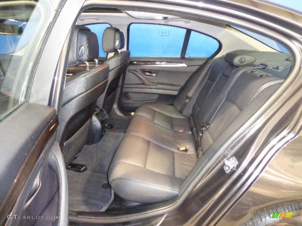 2012 5 Series 528i xDrive Sedan - Dark Graphite Metallic II / Black photo #22