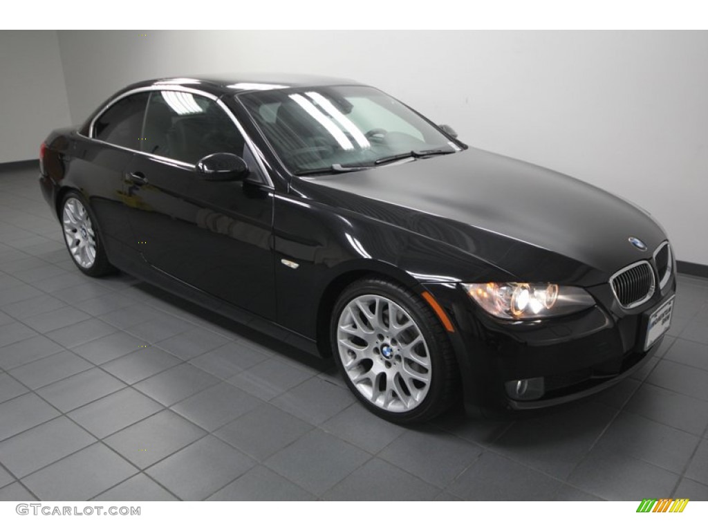 2009 3 Series 328i Convertible - Jet Black / Black photo #9