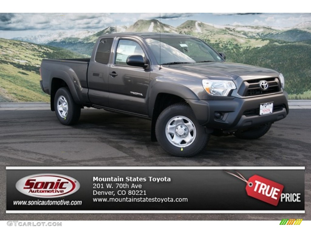 2013 Tacoma Access Cab 4x4 - Magnetic Gray Metallic / Graphite photo #1