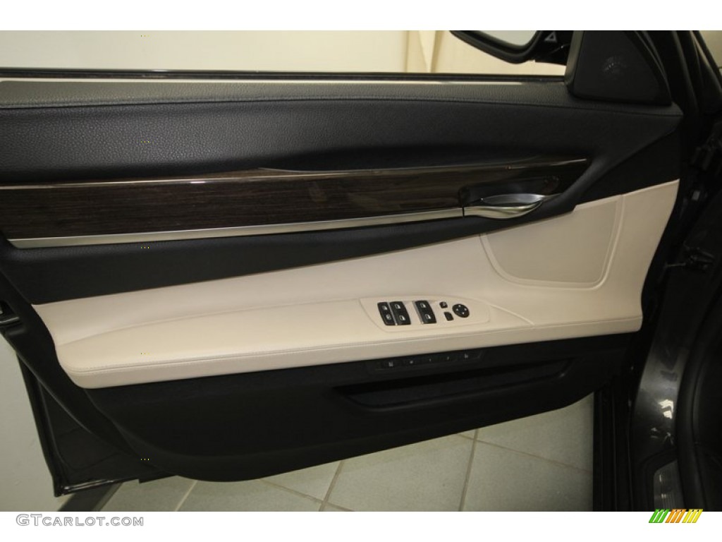 2012 7 Series 750Li Sedan - Dark Graphite Metallic / Oyster/Black photo #15
