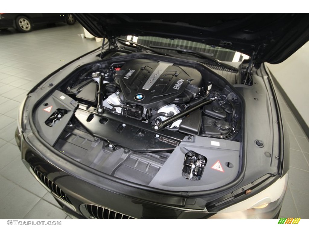 2012 7 Series 750Li Sedan - Dark Graphite Metallic / Oyster/Black photo #53