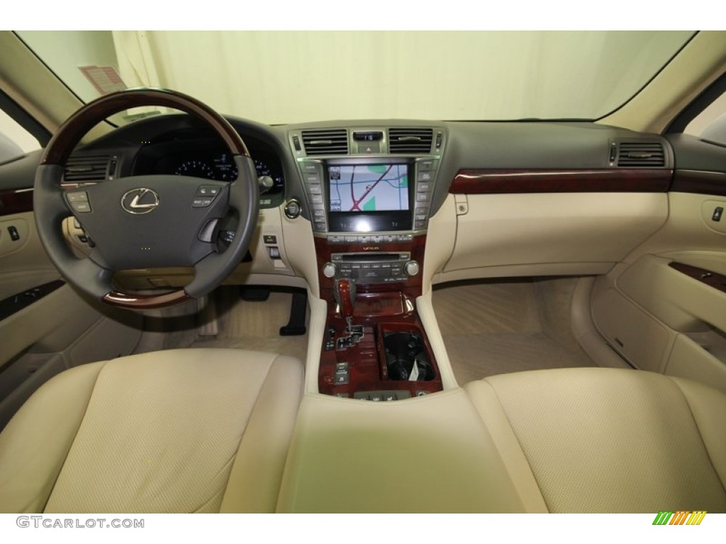 2010 Lexus LS 460 L Cashmere Dashboard Photo #74623364