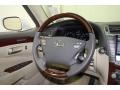 Cashmere Steering Wheel Photo for 2010 Lexus LS #74623454