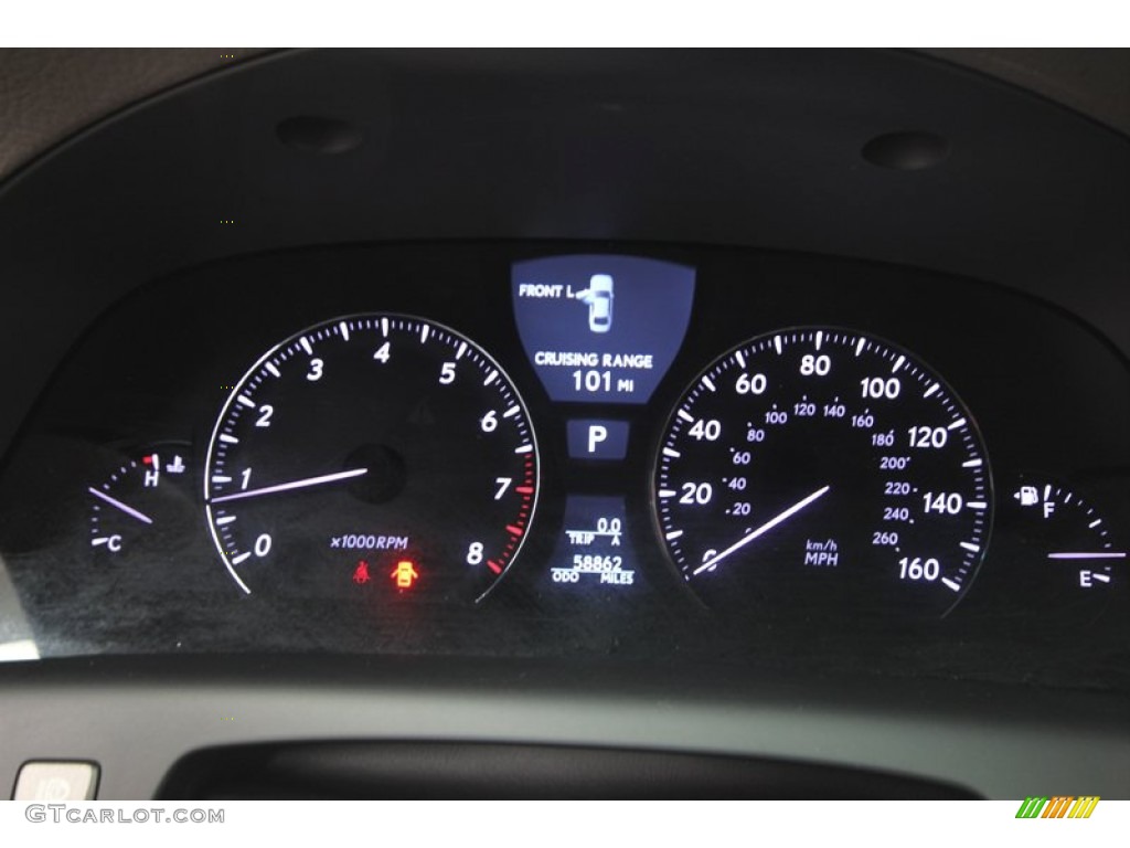 2010 Lexus LS 460 L Gauges Photo #74623517