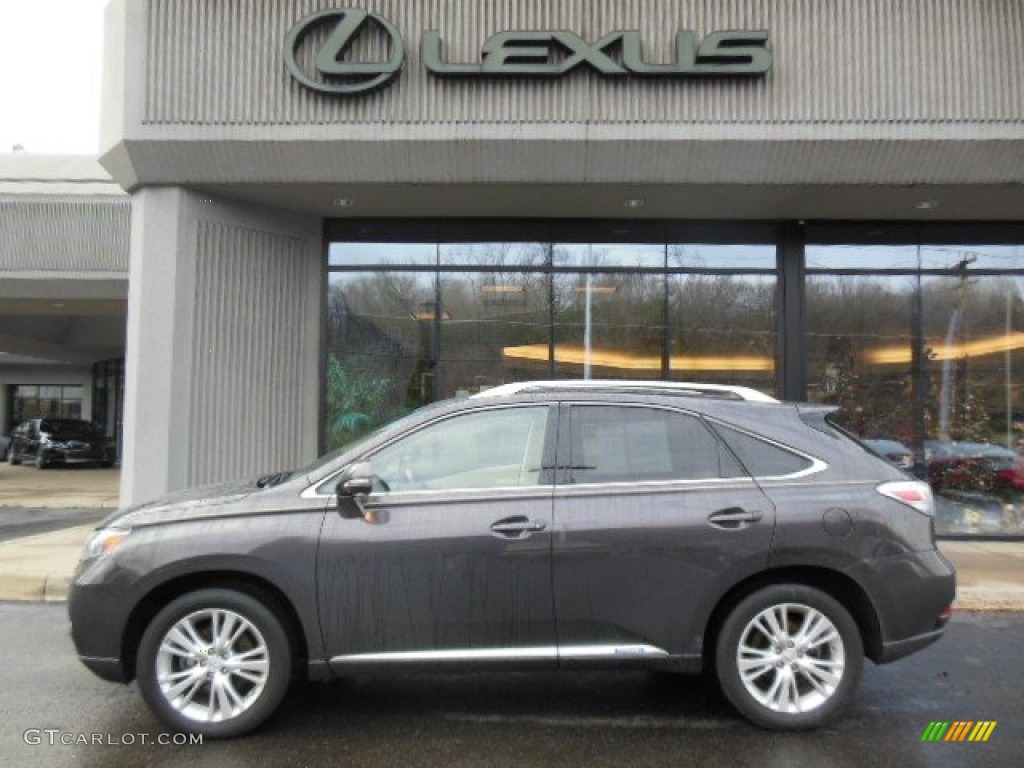 2010 RX 450h AWD Hybrid - Truffle Brown Mica / Parchment/Brown Walnut photo #2