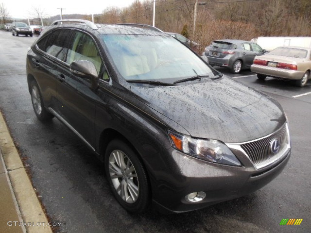 2010 RX 450h AWD Hybrid - Truffle Brown Mica / Parchment/Brown Walnut photo #5