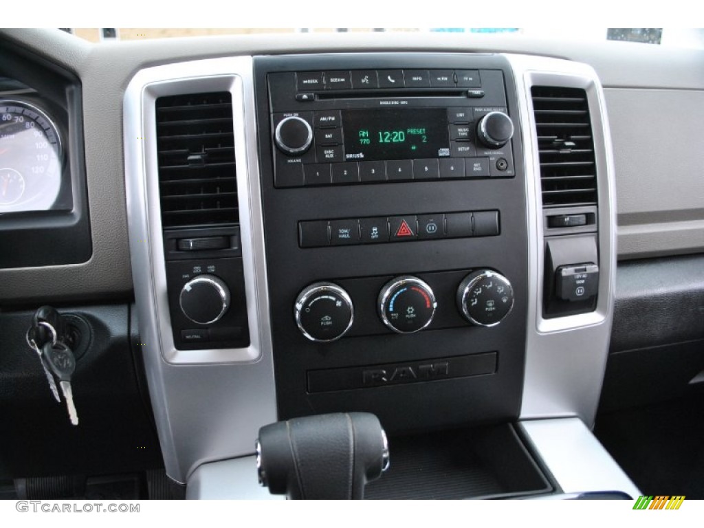 2011 Dodge Ram 1500 SLT Outdoorsman Crew Cab 4x4 Controls Photo #74625933