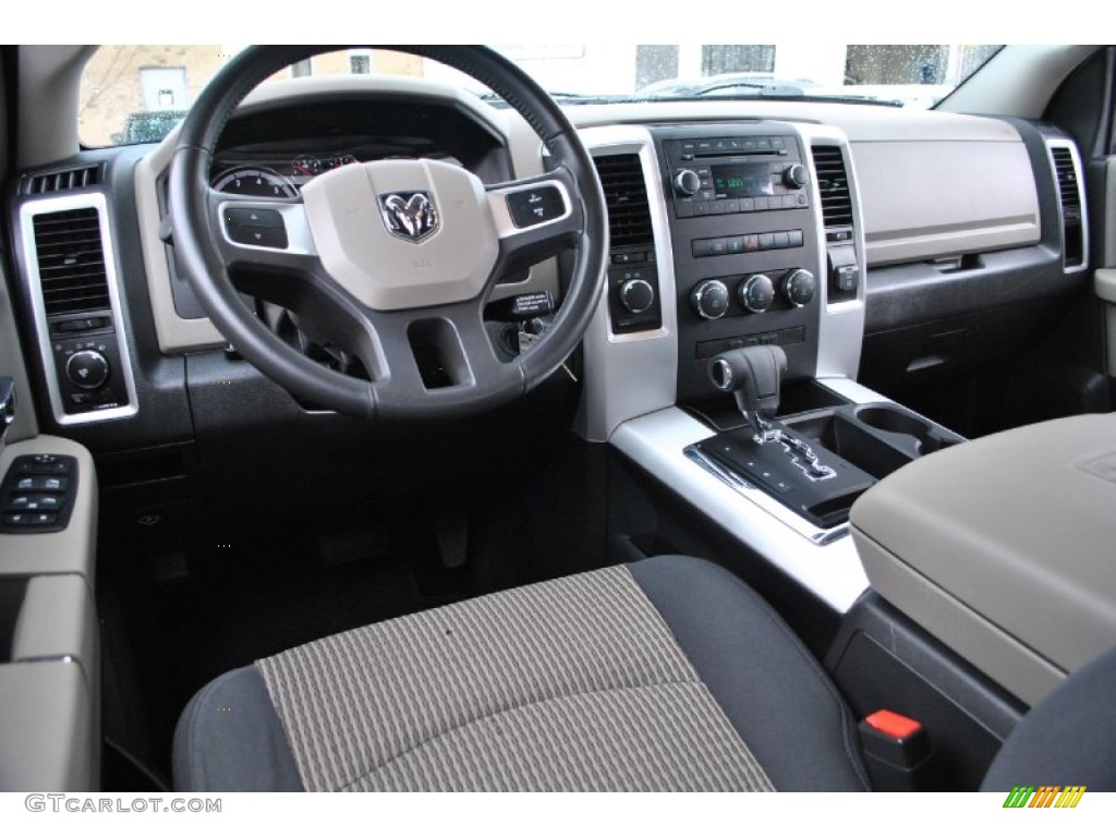 2011 Dodge Ram 1500 SLT Outdoorsman Crew Cab 4x4 Dark Slate Gray/Medium Graystone Dashboard Photo #74626018