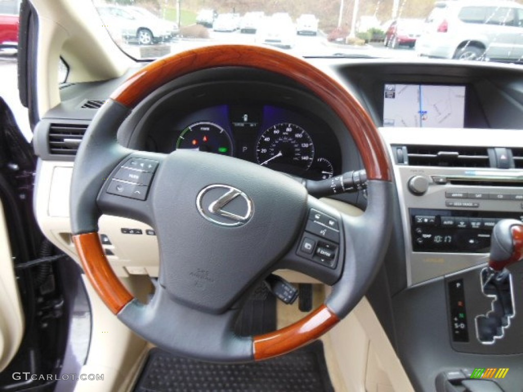2010 RX 450h AWD Hybrid - Truffle Brown Mica / Parchment/Brown Walnut photo #18