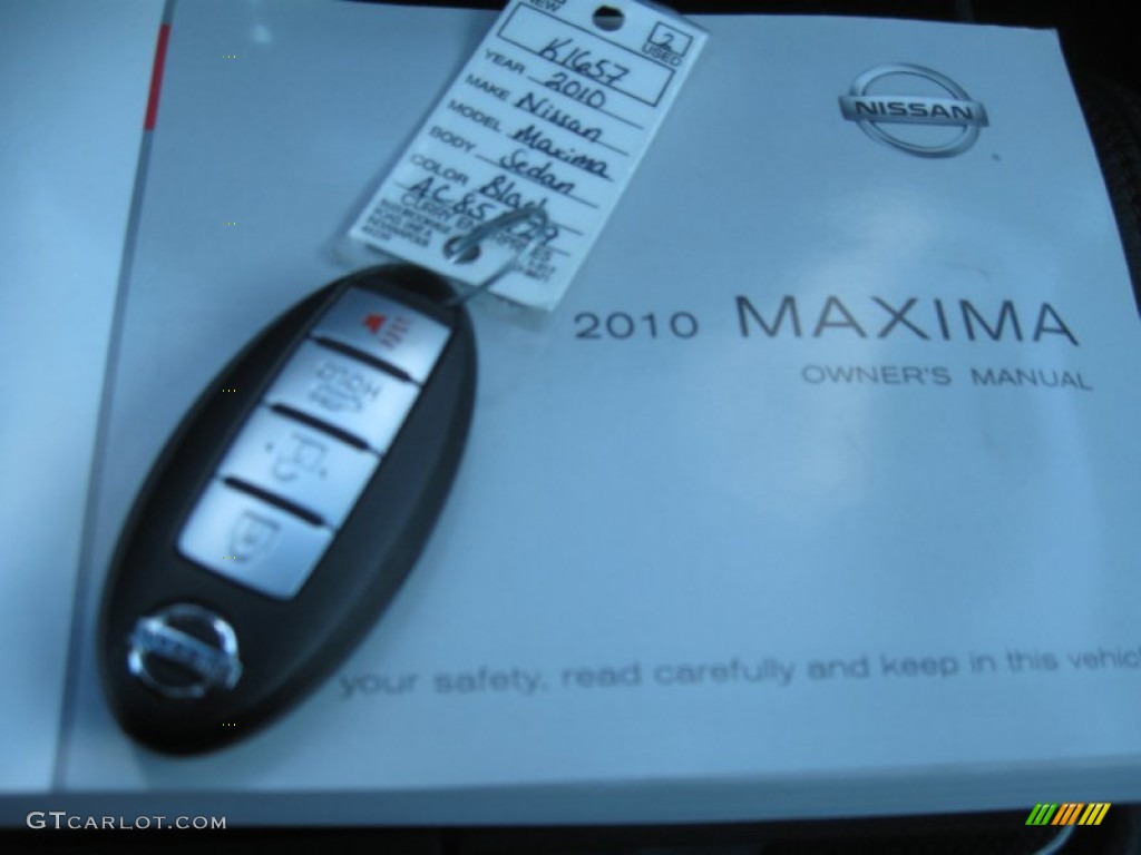 2010 Maxima 3.5 SV - Crimson Black / Charcoal photo #28
