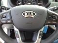 Beige 2013 Kia Rio EX 5-Door Steering Wheel