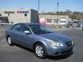 2009 Medium Silver Blue Hyundai Sonata GLS  photo #1