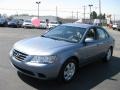 2009 Medium Silver Blue Hyundai Sonata GLS  photo #4