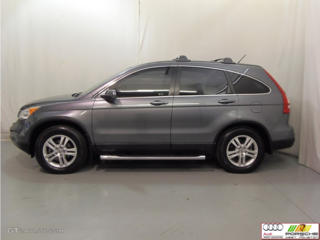 2010 CR-V EX-L - Polished Metal Metallic / Black photo #19