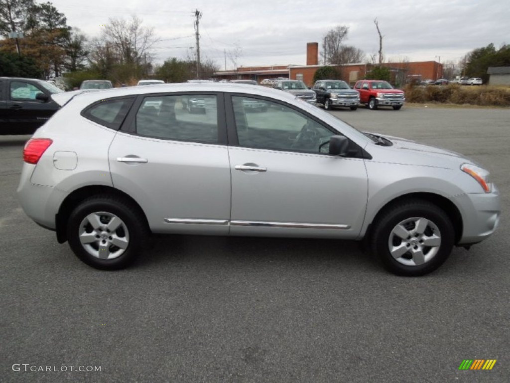 2011 Rogue S - Silver Ice Metallic / Black photo #6