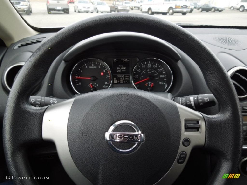 2011 Rogue S - Silver Ice Metallic / Black photo #13