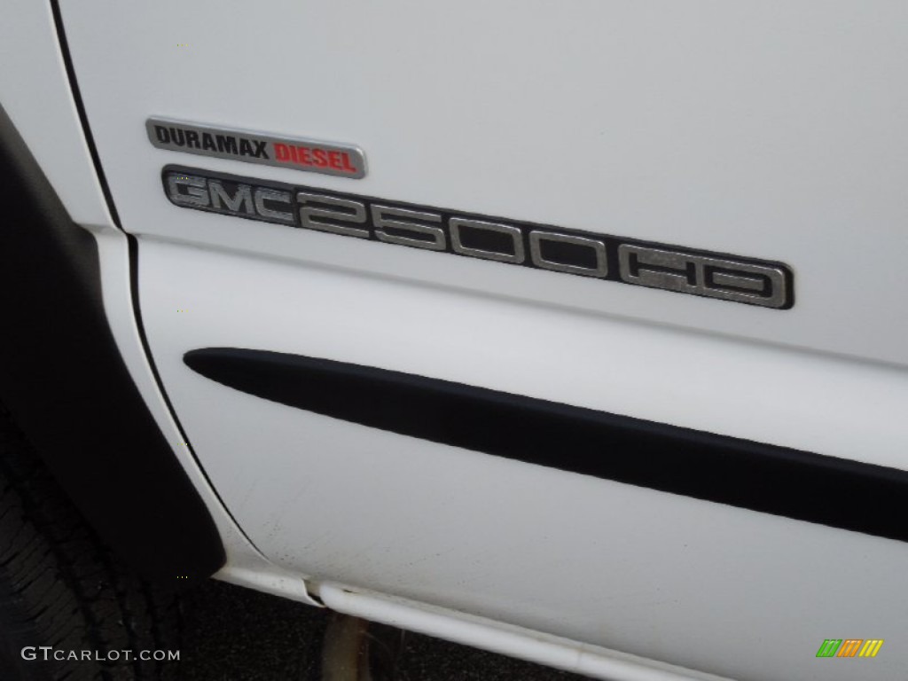 2001 GMC Sierra 2500HD SL Extended Cab 4x4 Marks and Logos Photo #74630264