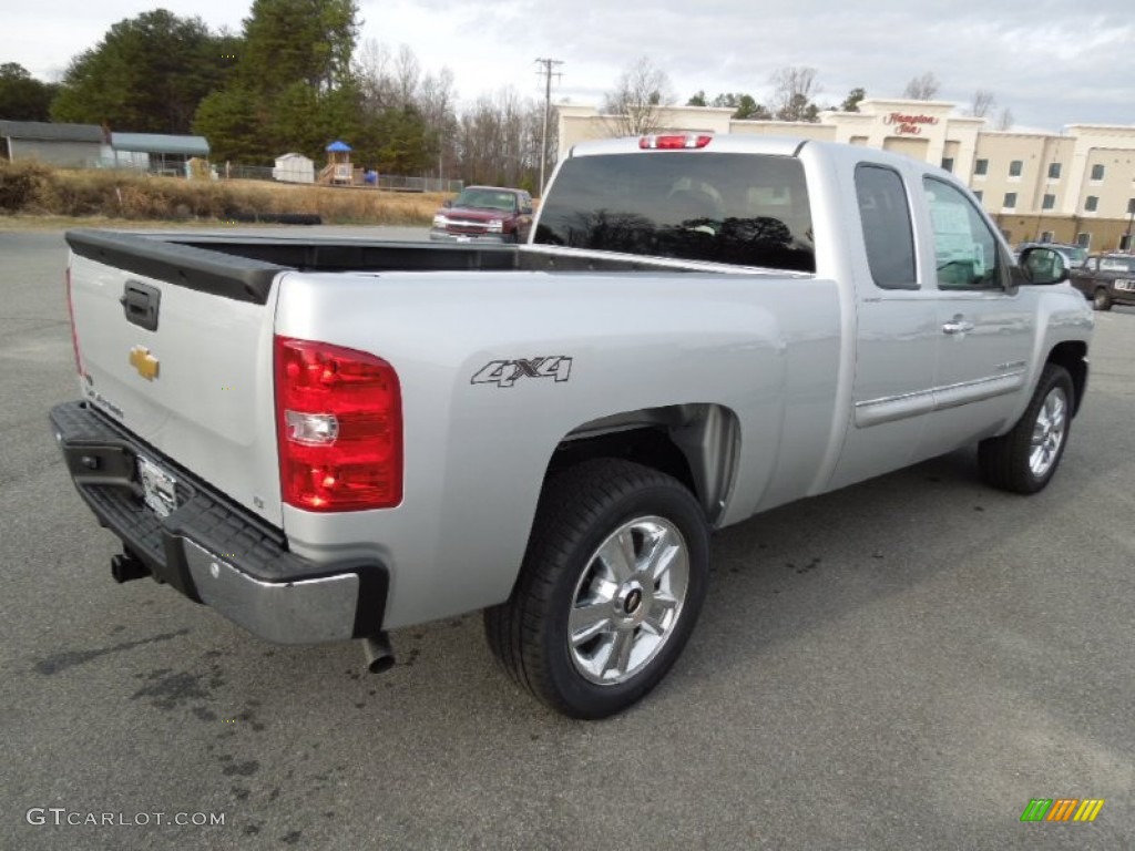 2013 Silverado 1500 LT Extended Cab 4x4 - Silver Ice Metallic / Ebony photo #5