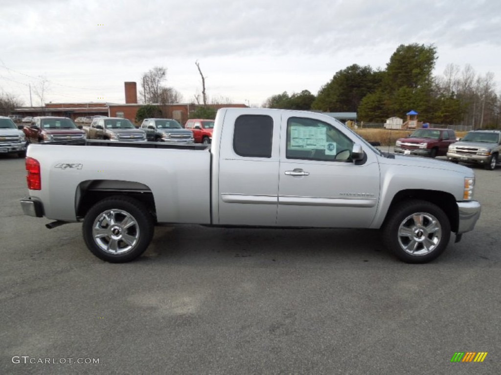 2013 Silverado 1500 LT Extended Cab 4x4 - Silver Ice Metallic / Ebony photo #6