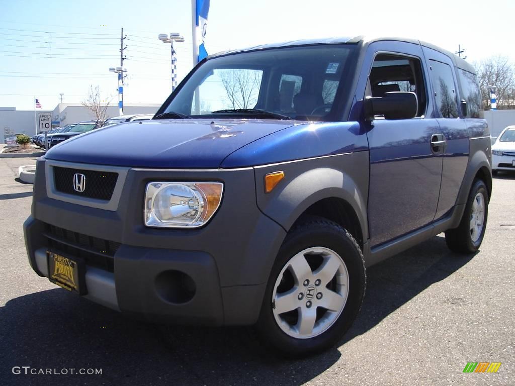 2004 Element EX AWD - Fiji Blue Pearl / Gray photo #1