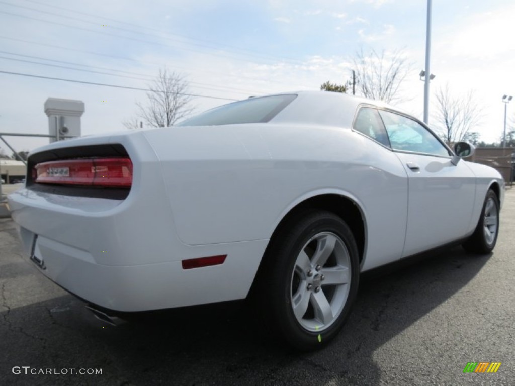 2013 Challenger SXT - Bright White / Dark Slate Gray photo #3