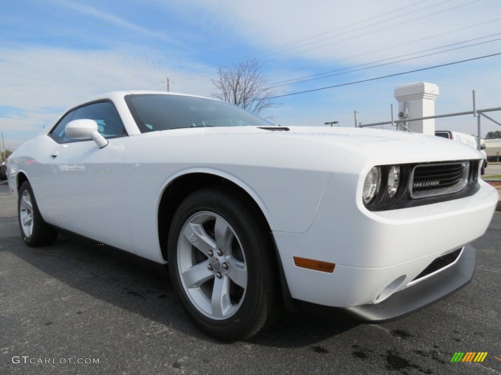 2013 Challenger SXT - Bright White / Dark Slate Gray photo #4