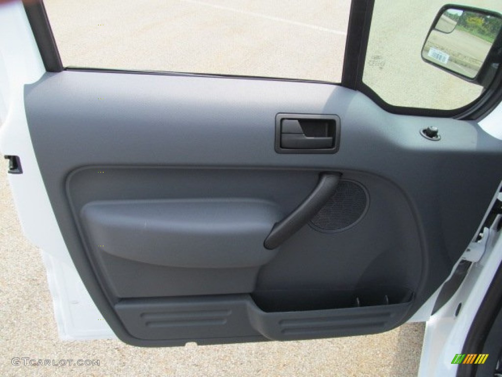 2013 Ford Transit Connect XL Van Dark Gray Door Panel Photo #74632415