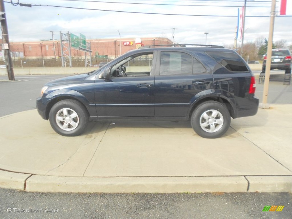 2009 Sorento LX 4x4 - Midnight Blue / Gray photo #8