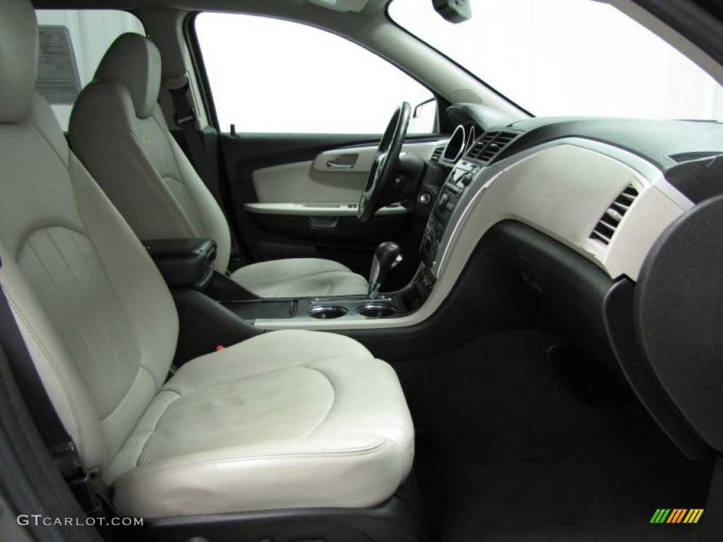 2011 Traverse LTZ AWD - Steel Green Metallic / Light Gray/Ebony photo #8