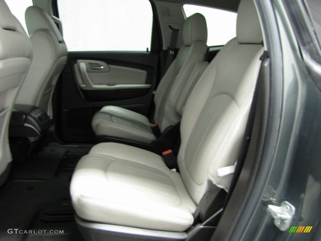 2011 Traverse LTZ AWD - Steel Green Metallic / Light Gray/Ebony photo #9