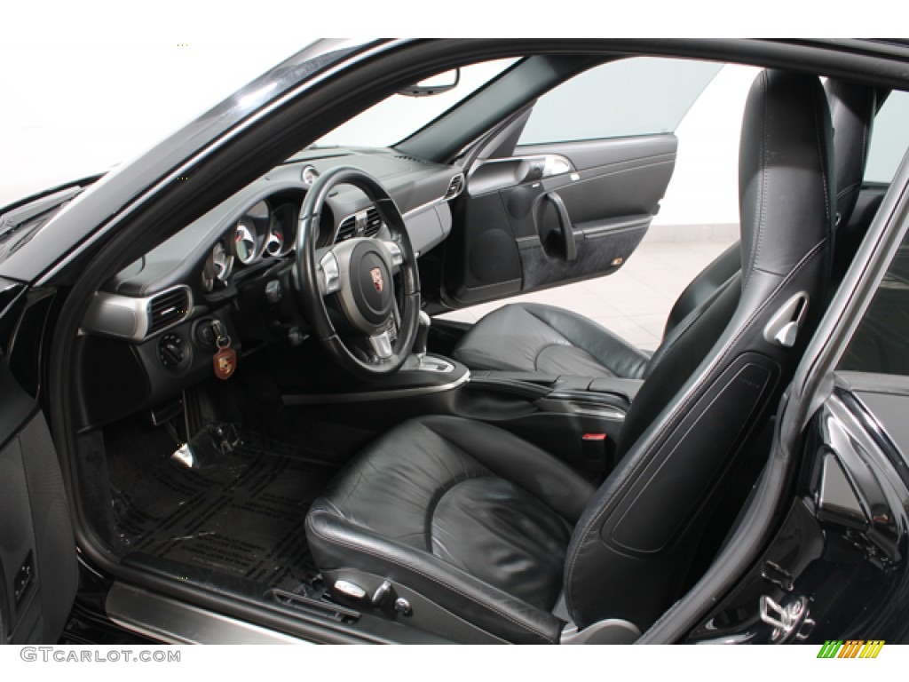 Black Interior 2007 Porsche 911 Turbo Coupe Photo #74633436