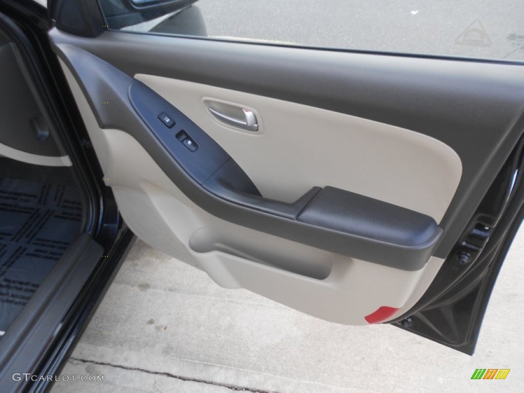 2009 Elantra SE Sedan - Black Pearl / Gray photo #16