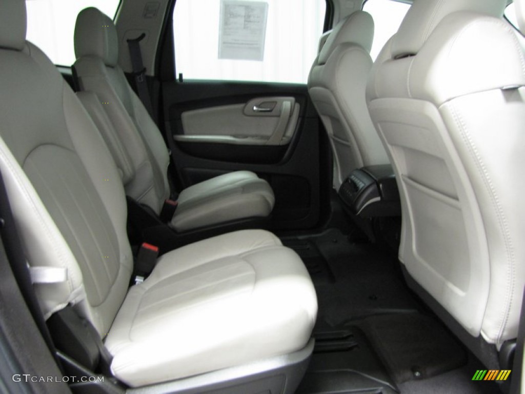 2011 Traverse LTZ AWD - Steel Green Metallic / Light Gray/Ebony photo #12
